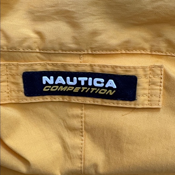 Nautica  competition, jacket, reversible blue  yellow  midweight rain jacket EUC - Picture 7 of 11